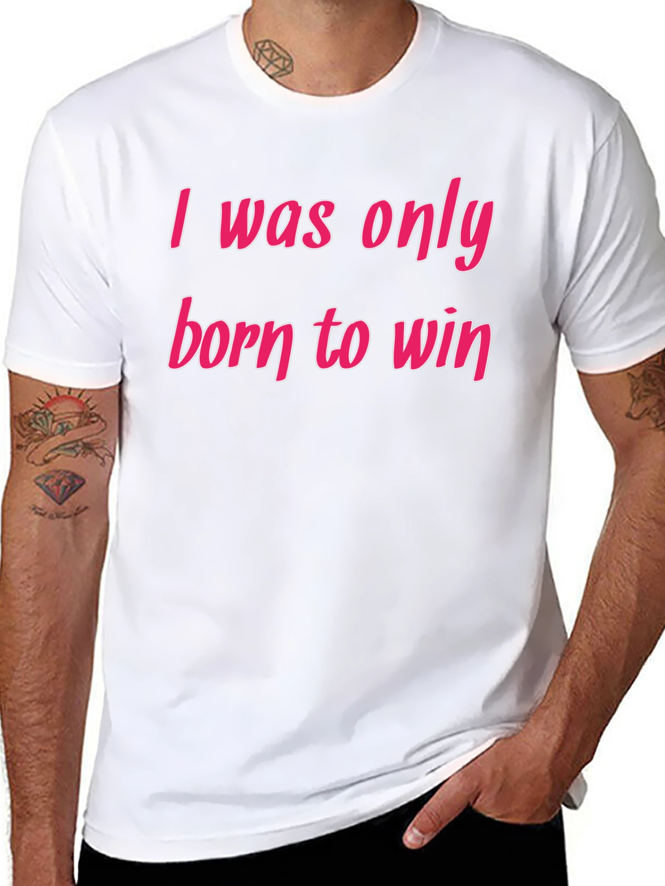 Born To Win Black T-Shirt