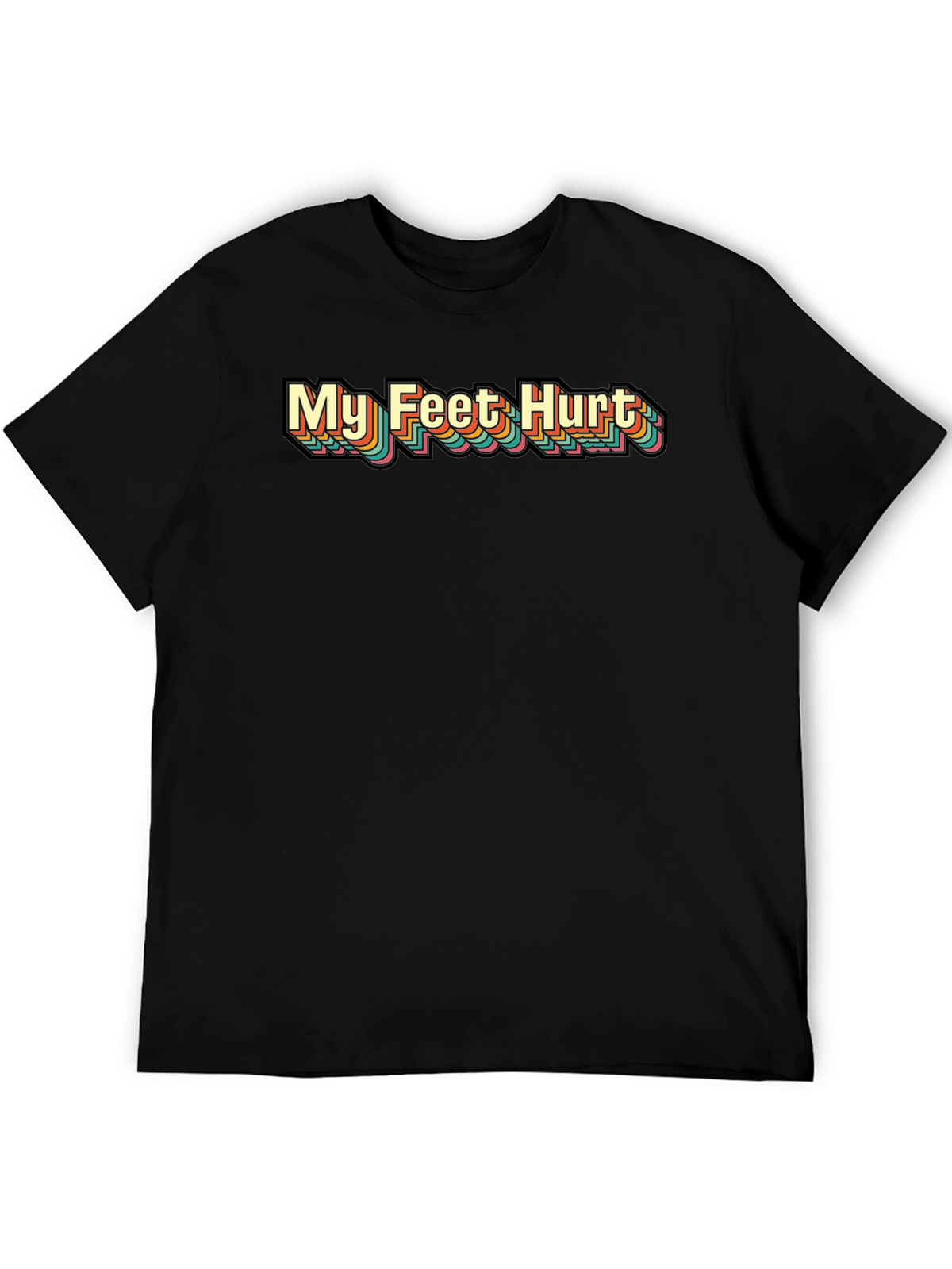 My Feet Hurt Retro T-Shirt