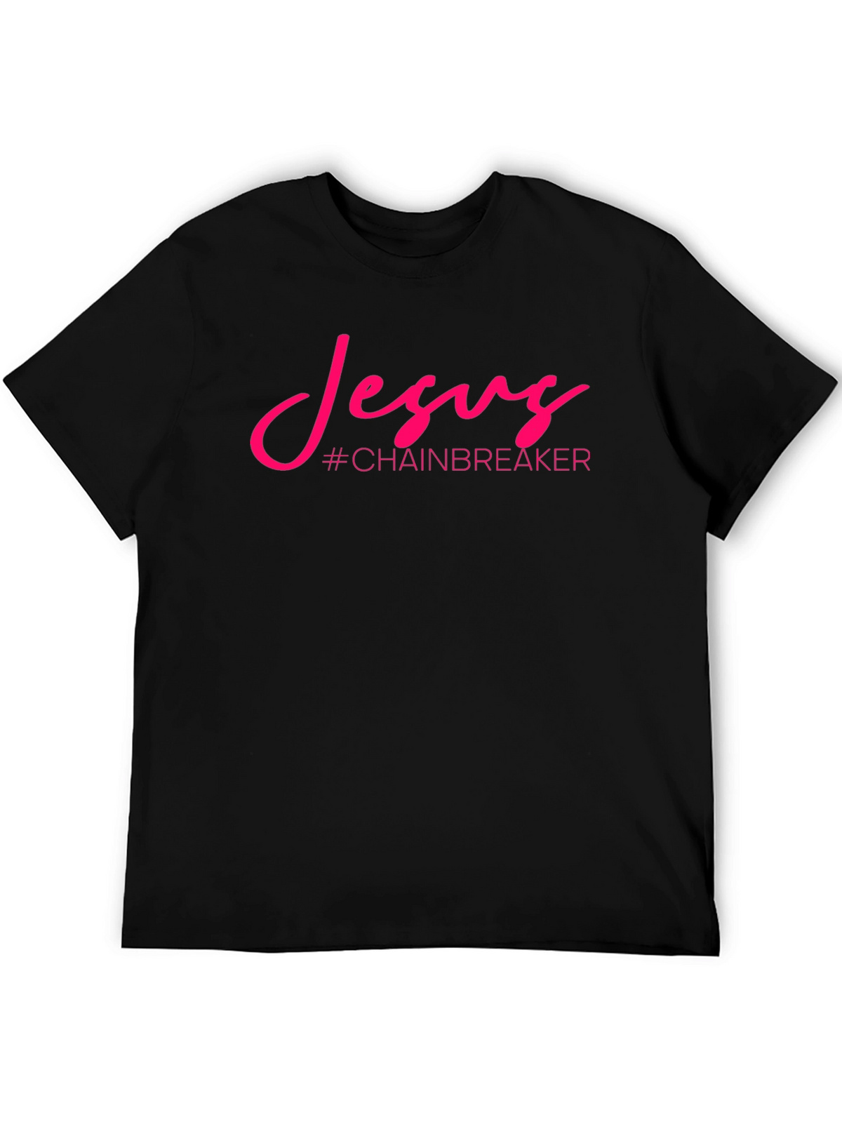 Jesus Chainbreaker Graphic Tee - Black