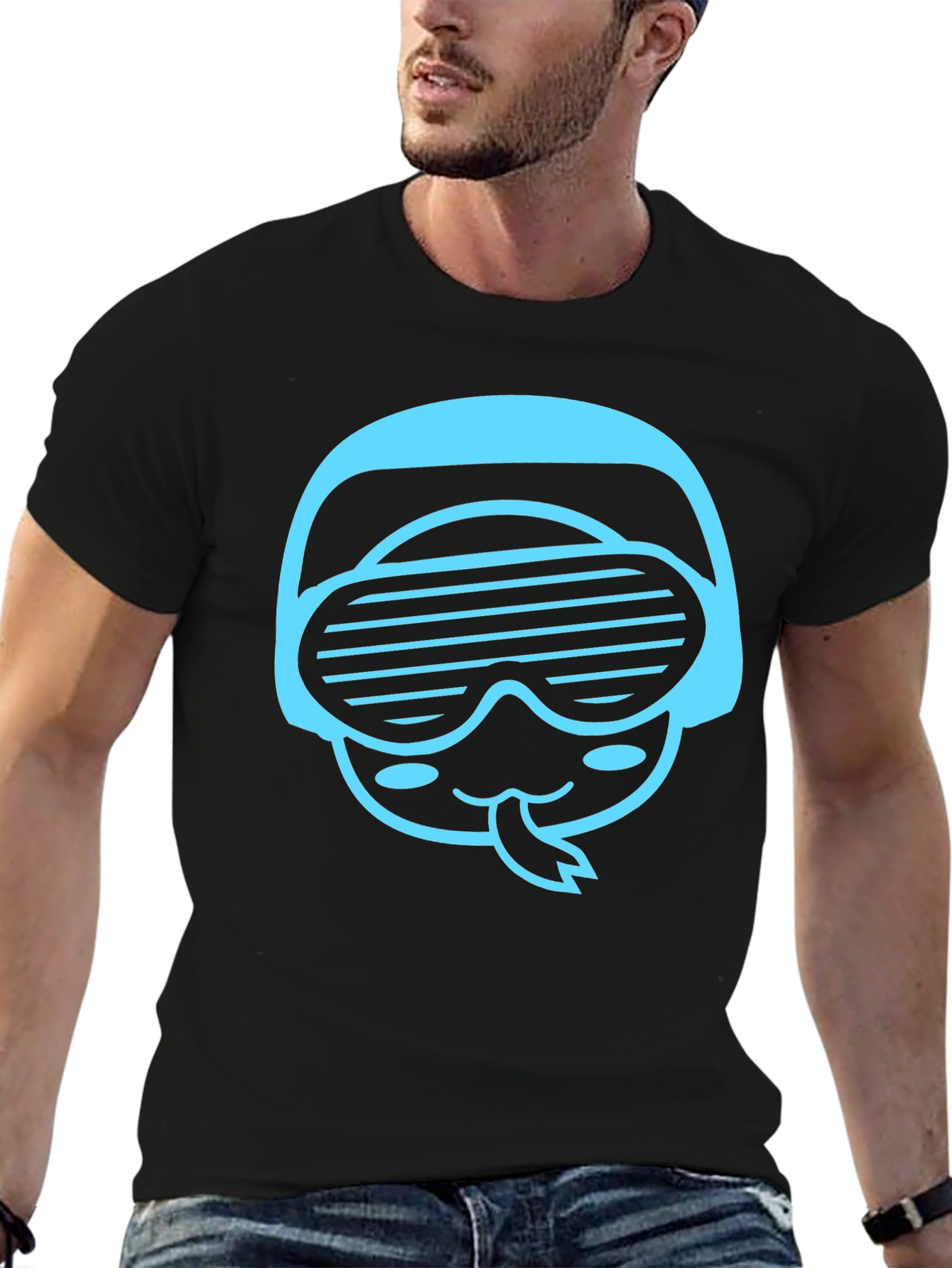 Retro Gamer Graphic Tee - Black