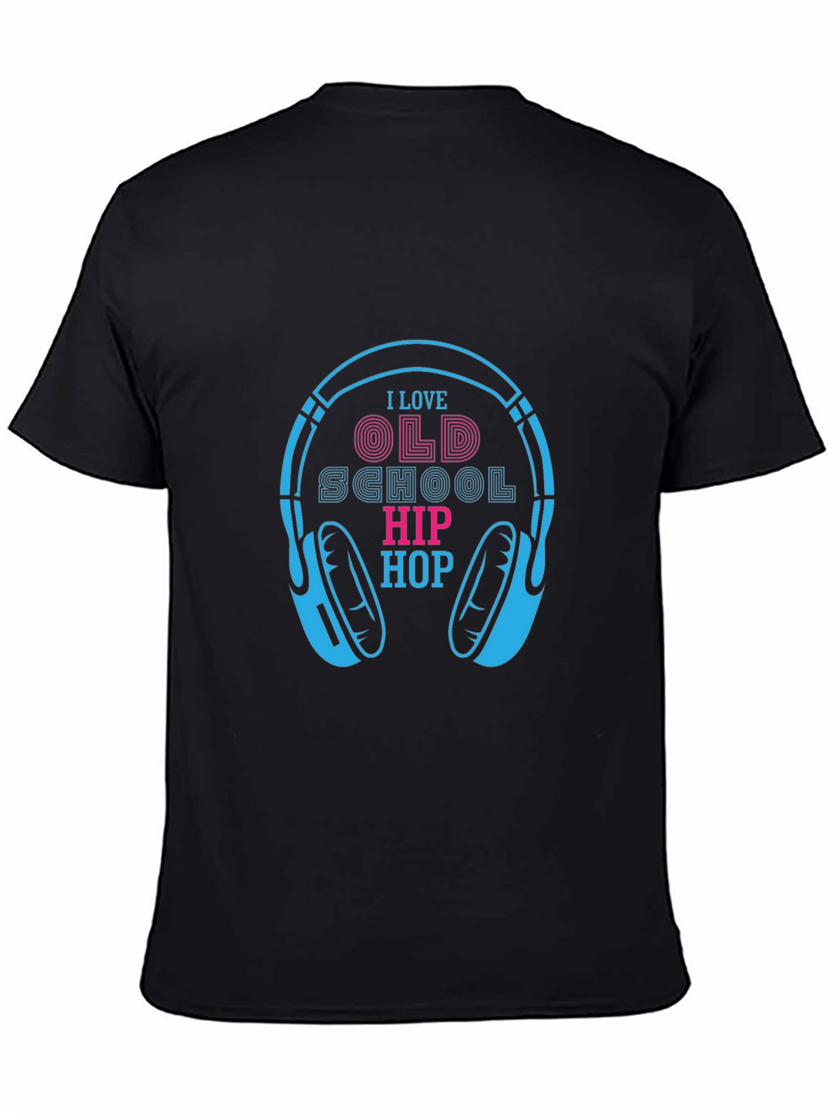 Old School Hip Hop Headphones T-Shirt