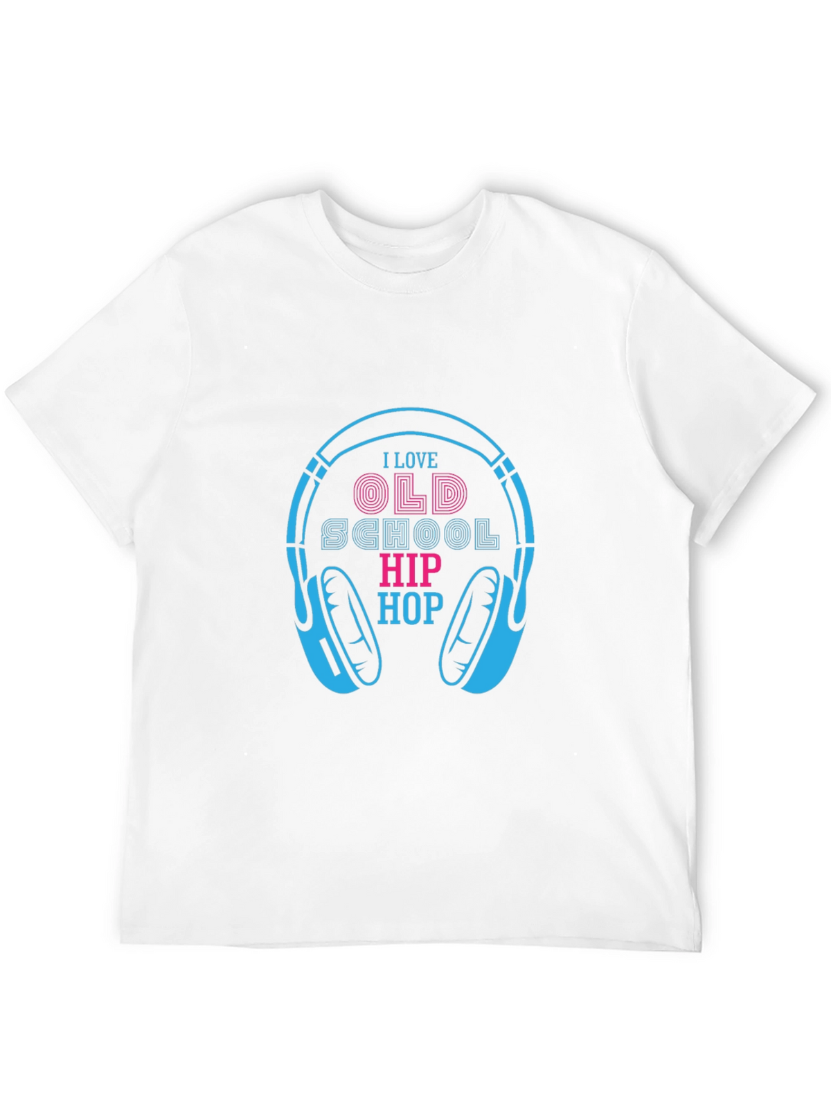 Old School Hip Hop Headphones T-Shirt