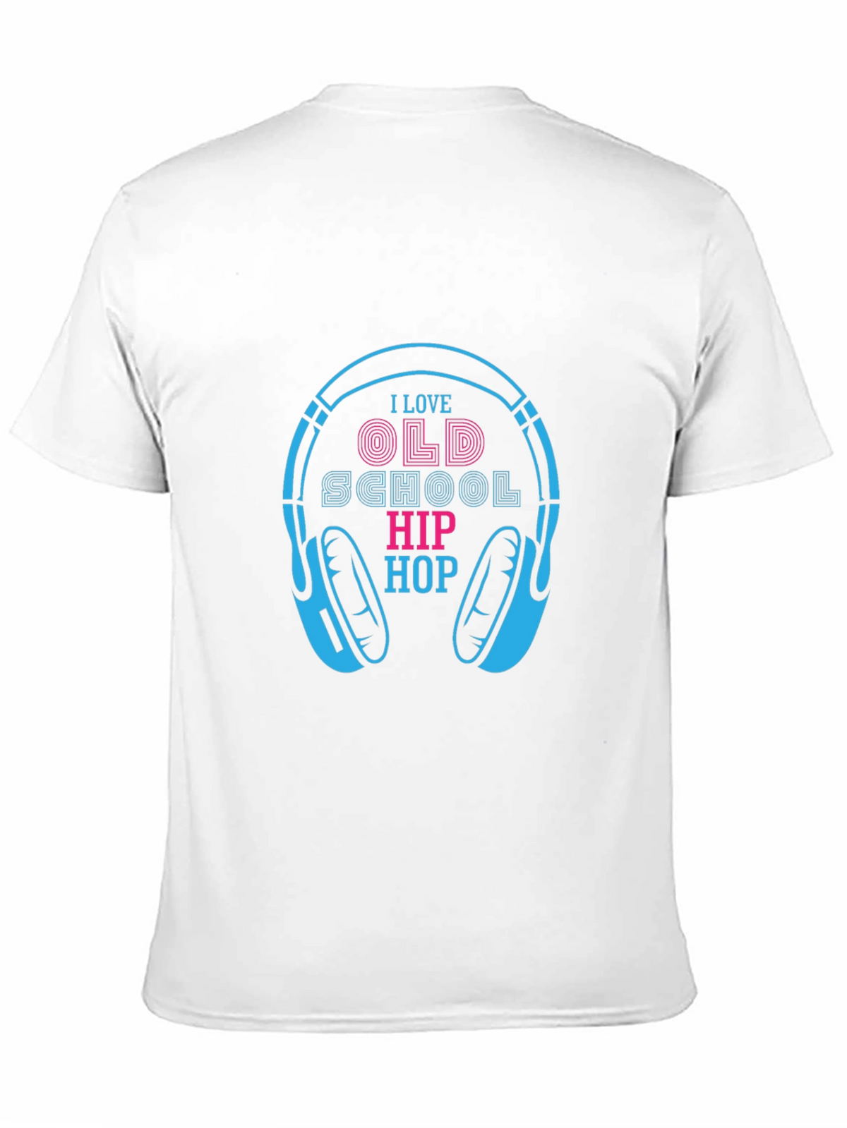 Old School Hip Hop Headphones T-Shirt