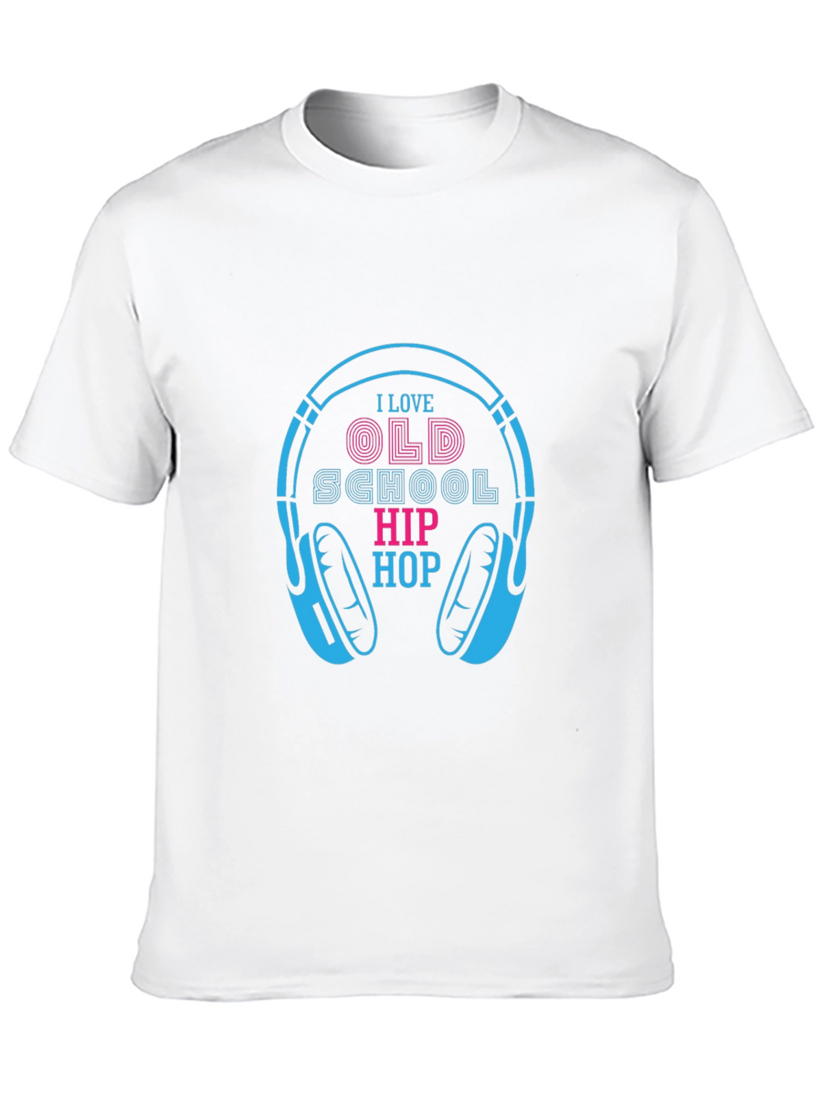 Old School Hip Hop Headphones T-Shirt