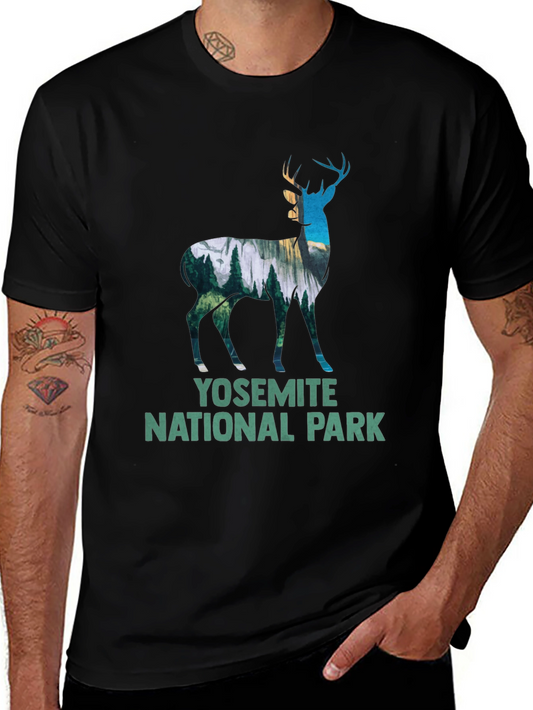 Yosemite National Park Deer Graphic Tee