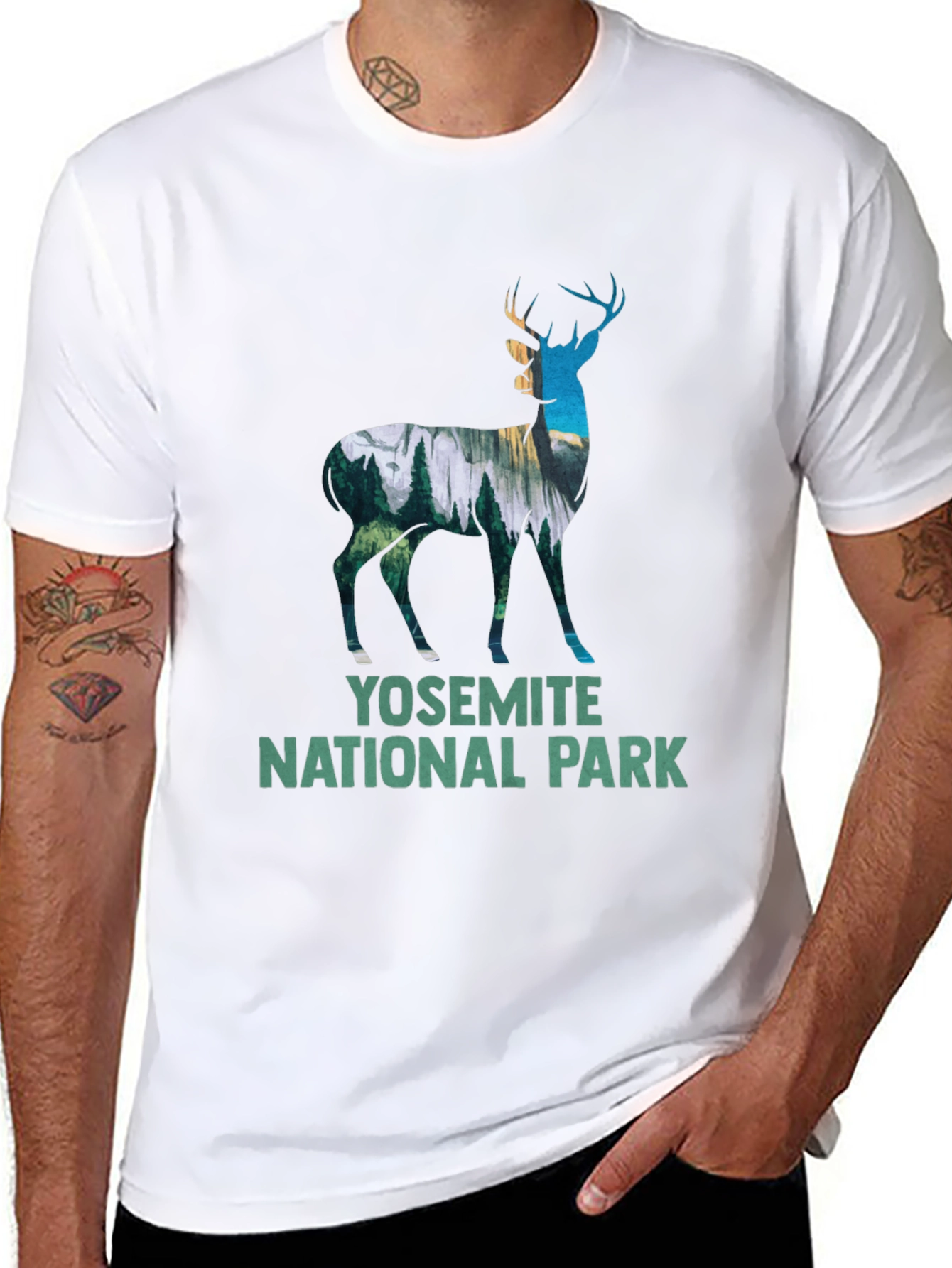 Yosemite National Park Deer Graphic Tee