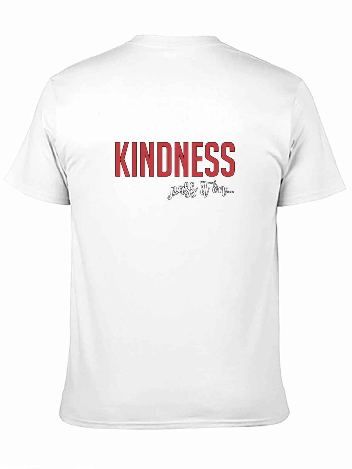 Kindness Pass It On Black Graphic Tee