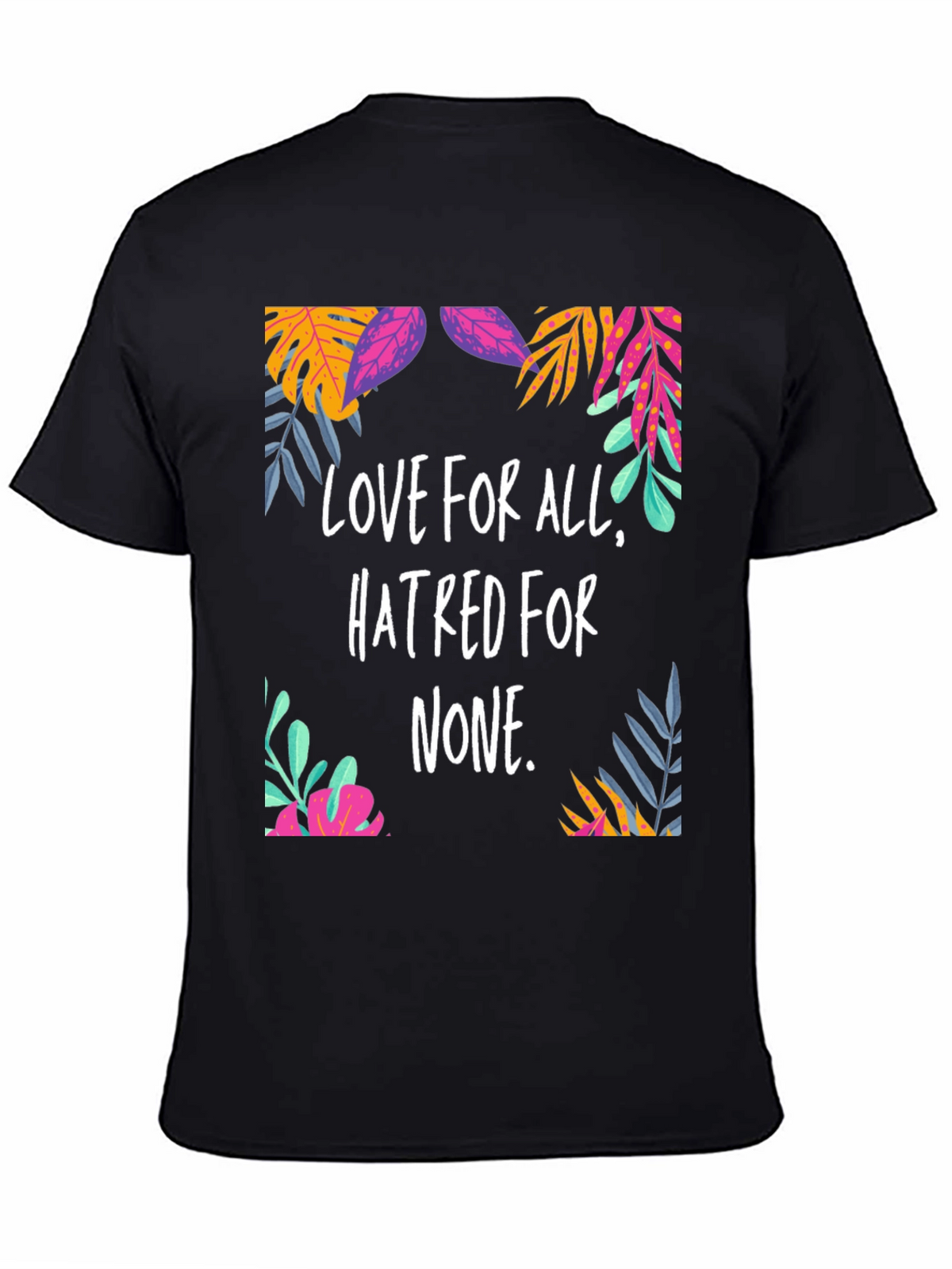 Love For All Graphic Tee - Black