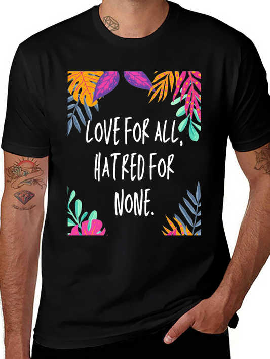Love For All Graphic Tee - Black