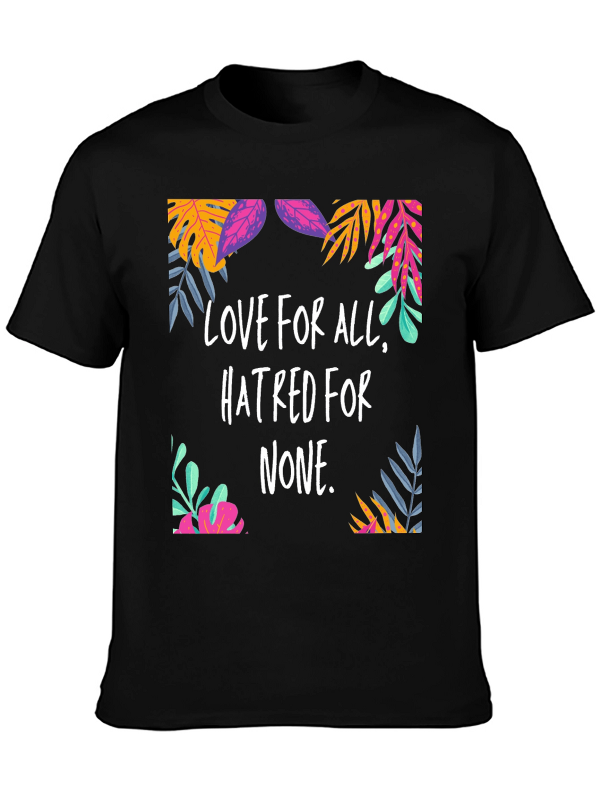 Love For All Graphic Tee - Black