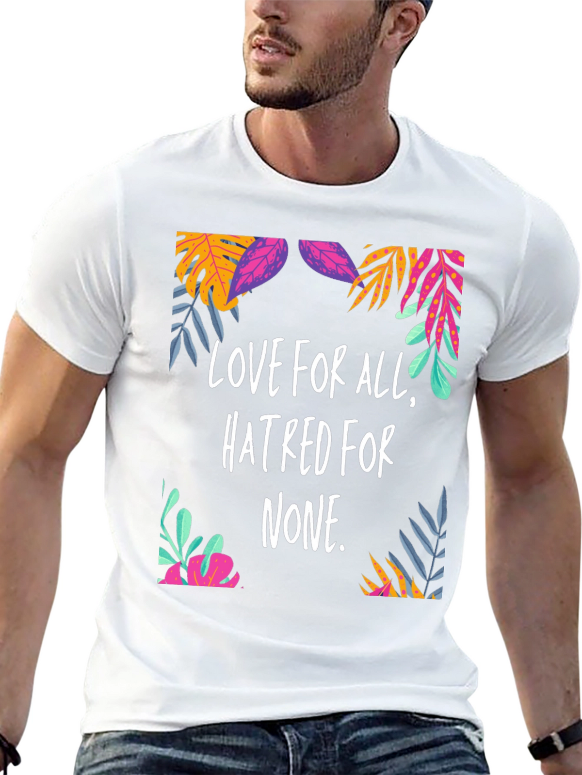 Love For All Graphic Tee - Black