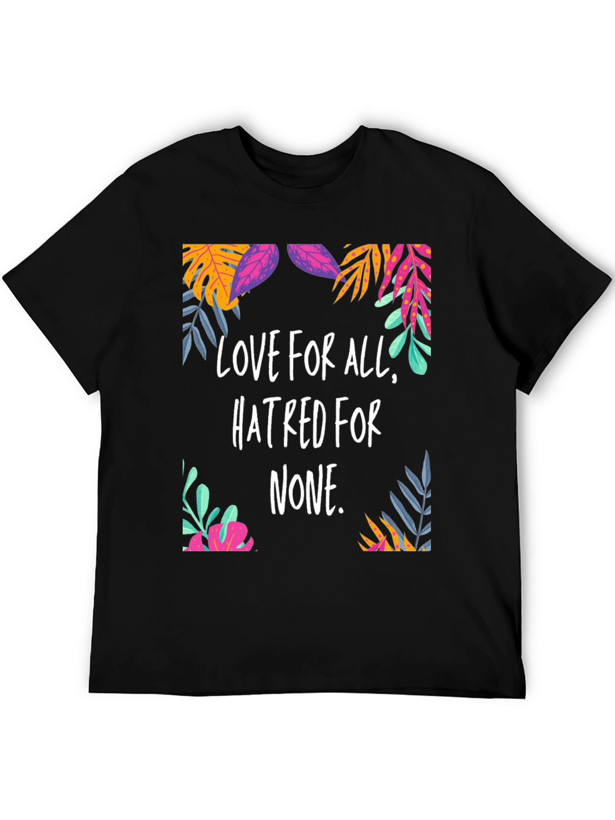 Love For All Graphic Tee - Black
