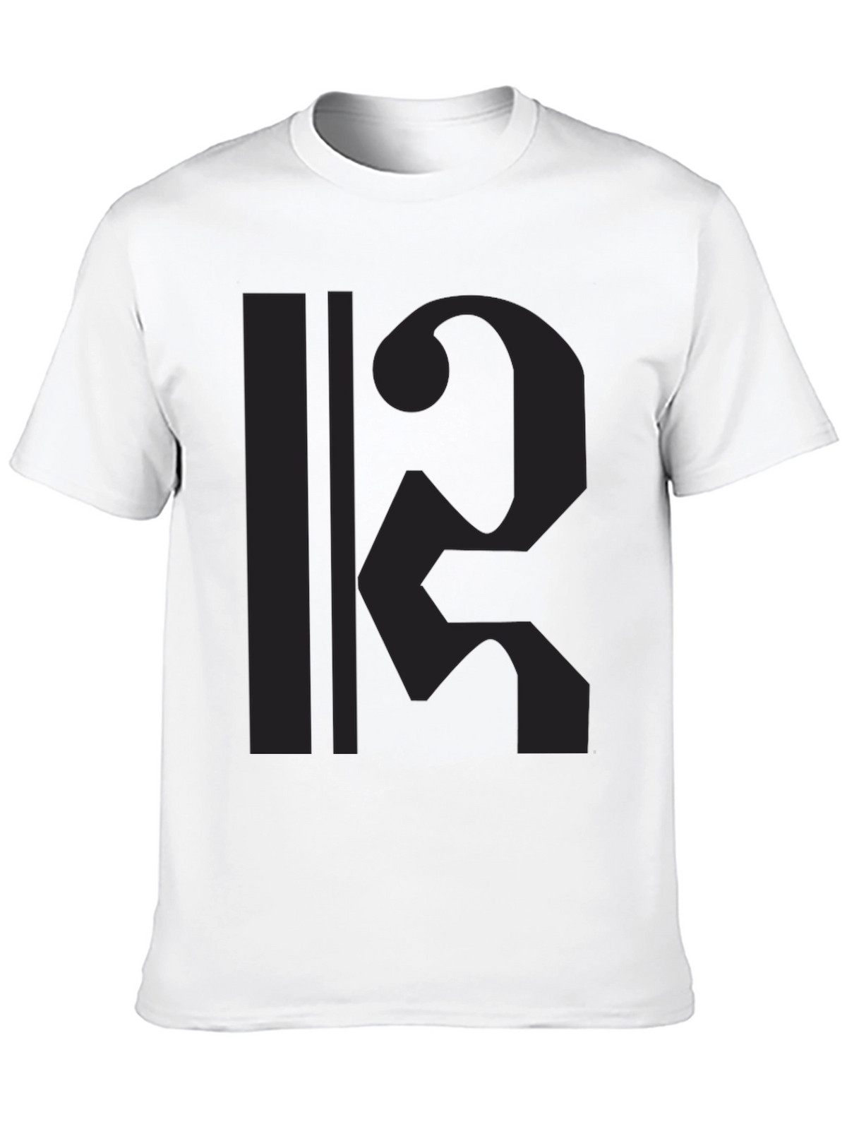 Modern Black Graphic Tee - Abstract Design Shirt