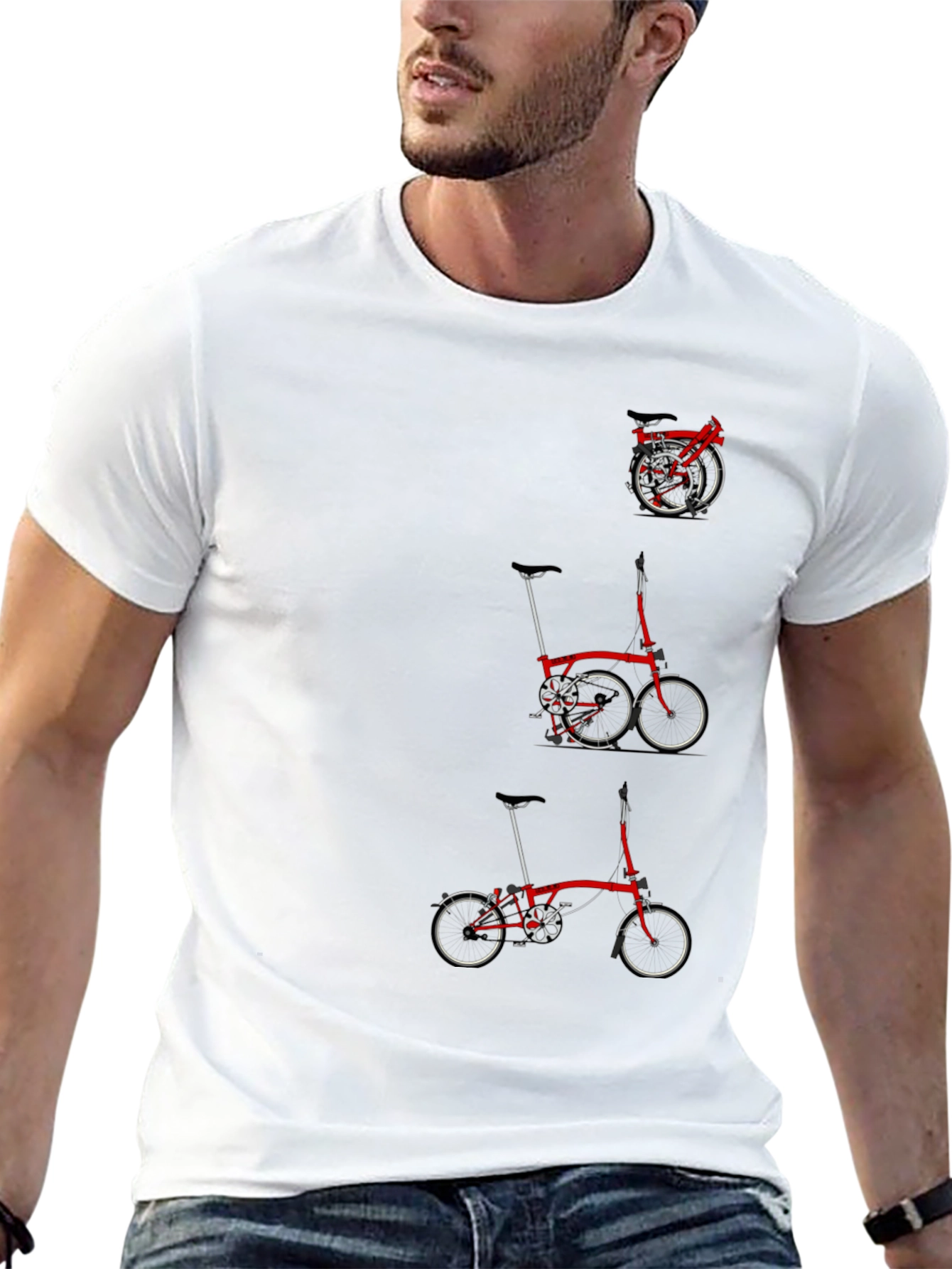 Folding Bike T-Shirt - Unique Design