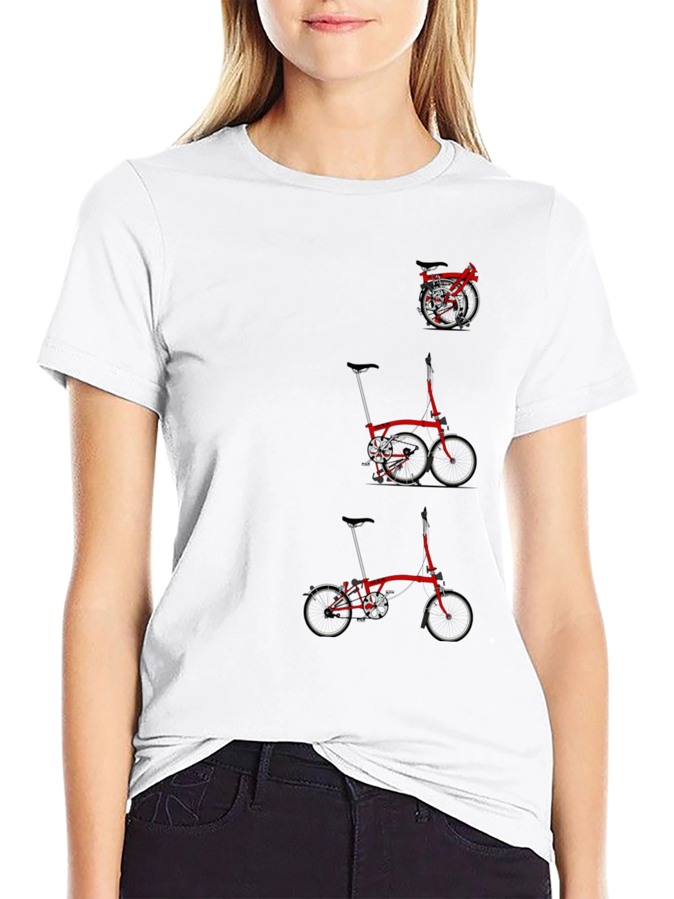 Folding Bike T-Shirt - Unique Design