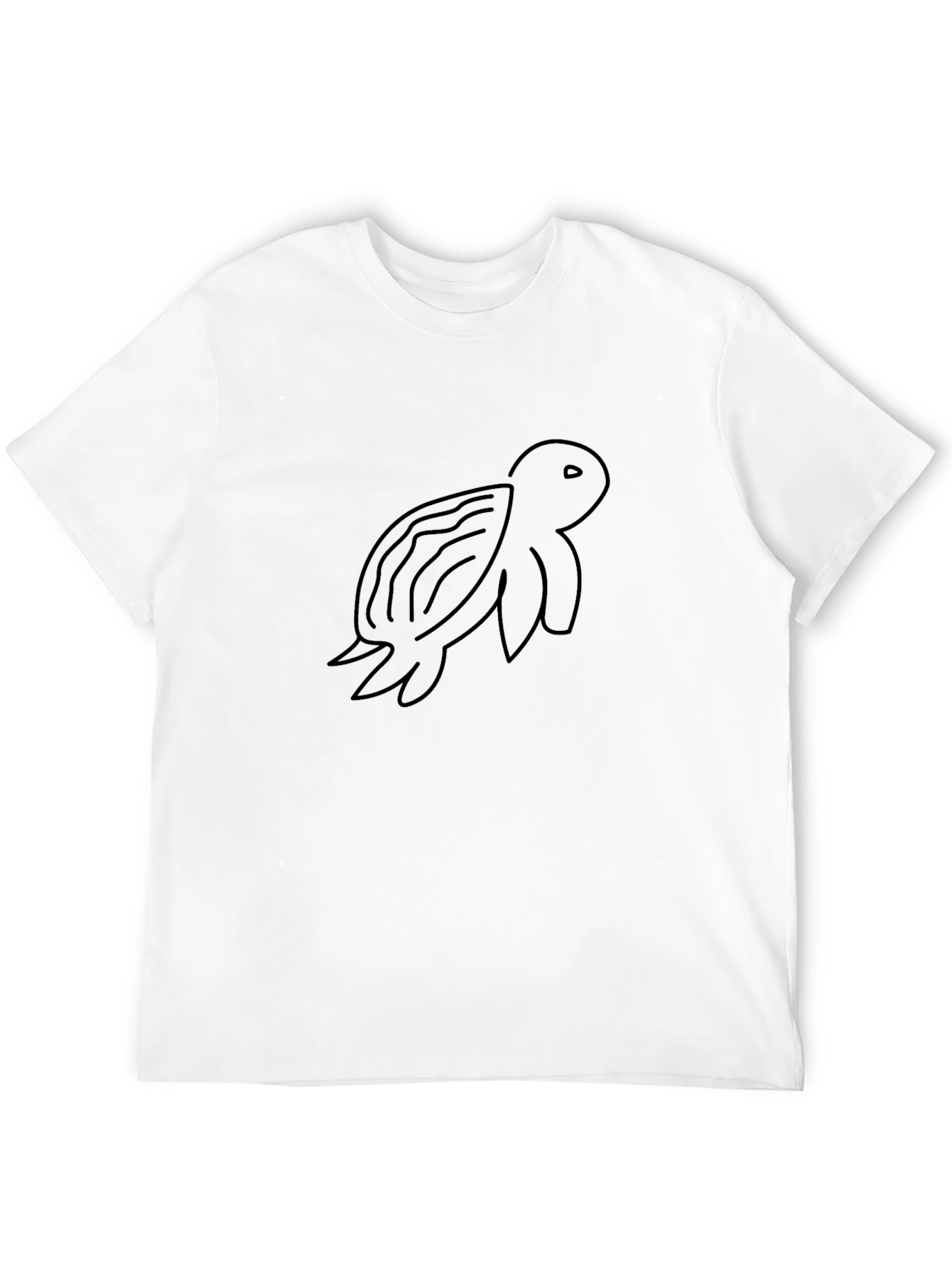 Turtle Graphic Black T-Shirt - Casual Comfort