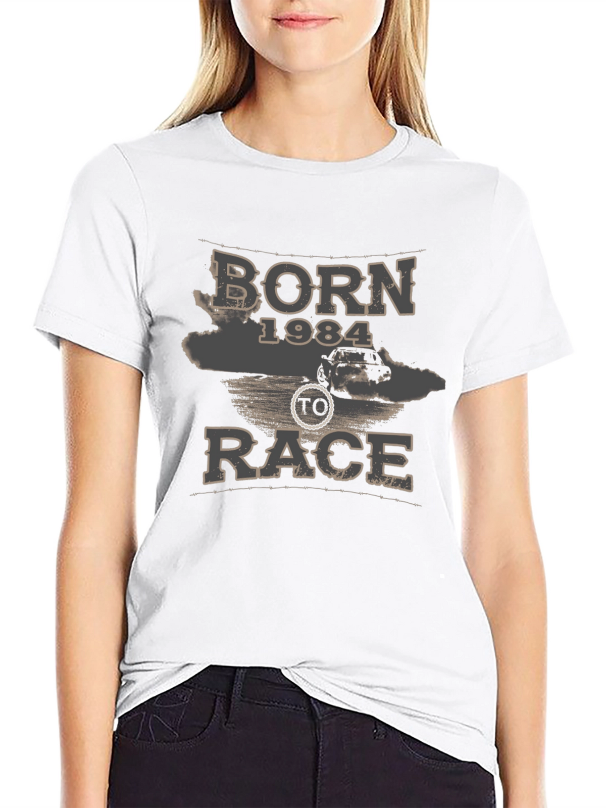 Born 1984 to Race Graphic T-Shirt