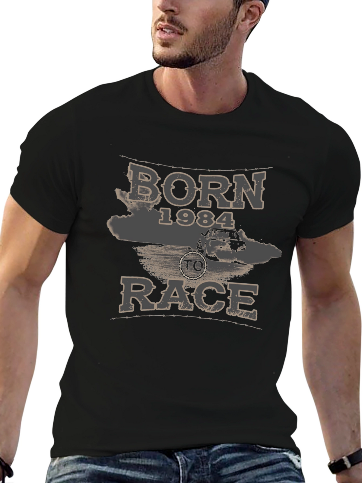 Born 1984 to Race Graphic T-Shirt