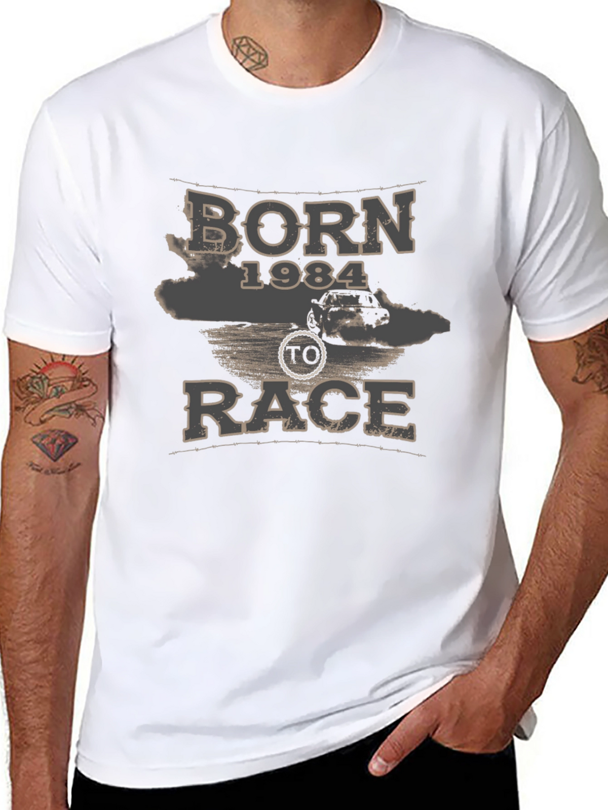 Born 1984 to Race Graphic T-Shirt