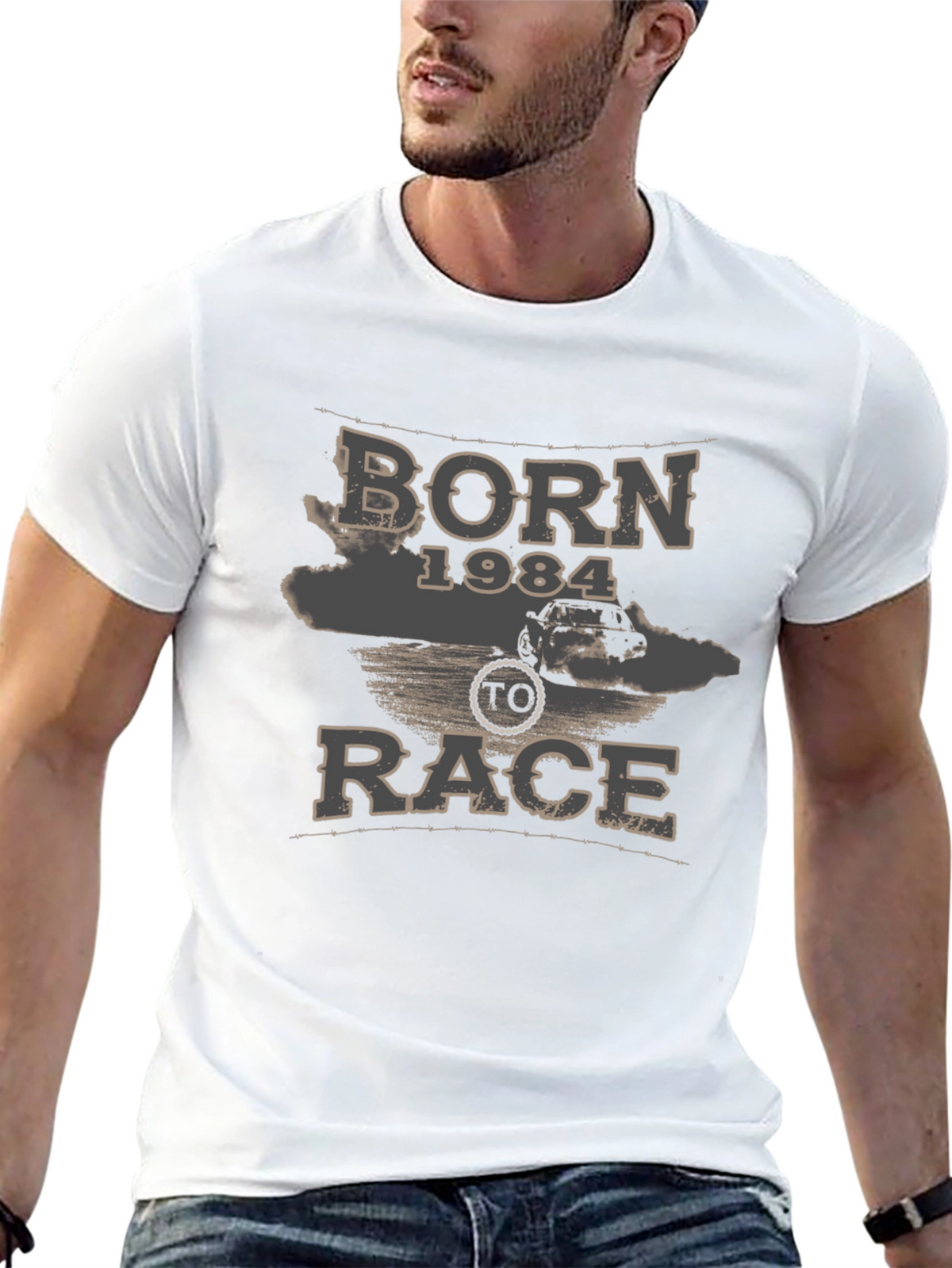 Born 1984 to Race Graphic T-Shirt