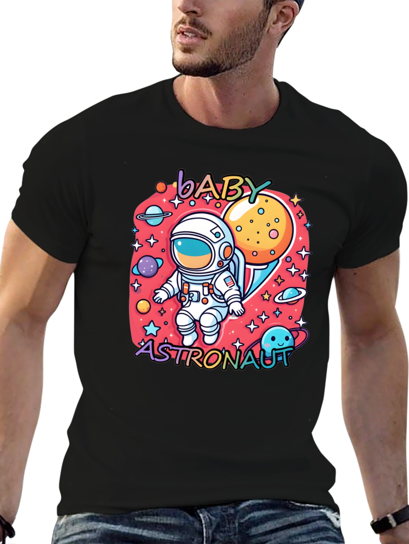 Baby Astronaut Graphic Tee - Space Adventure