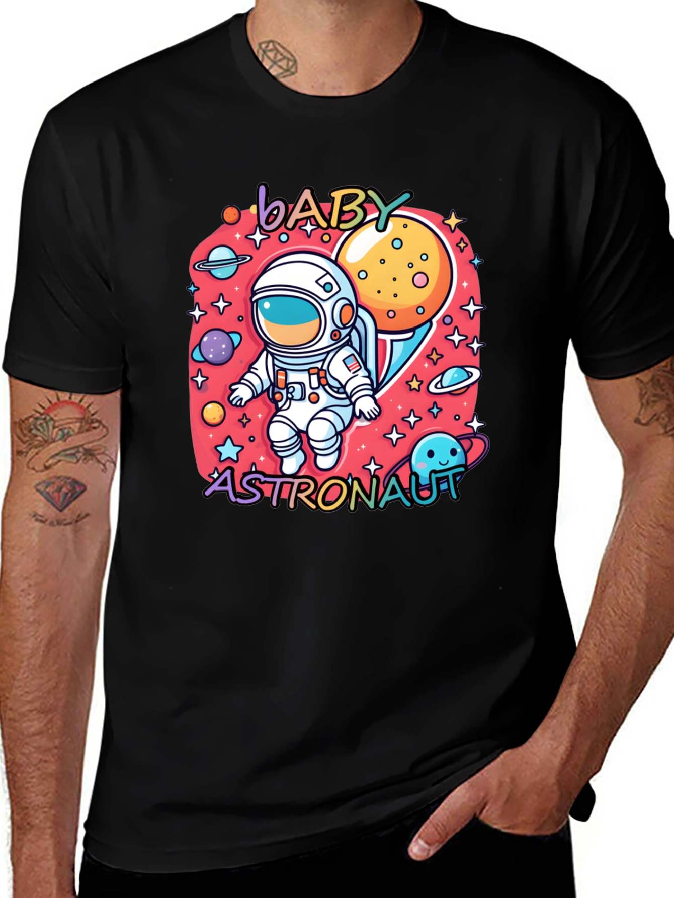 Baby Astronaut Graphic Tee - Space Adventure
