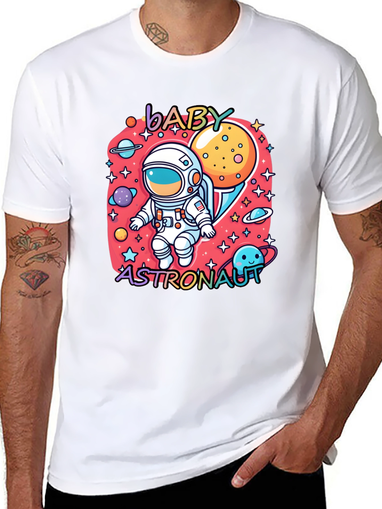 Baby Astronaut Graphic Tee - Space Adventure
