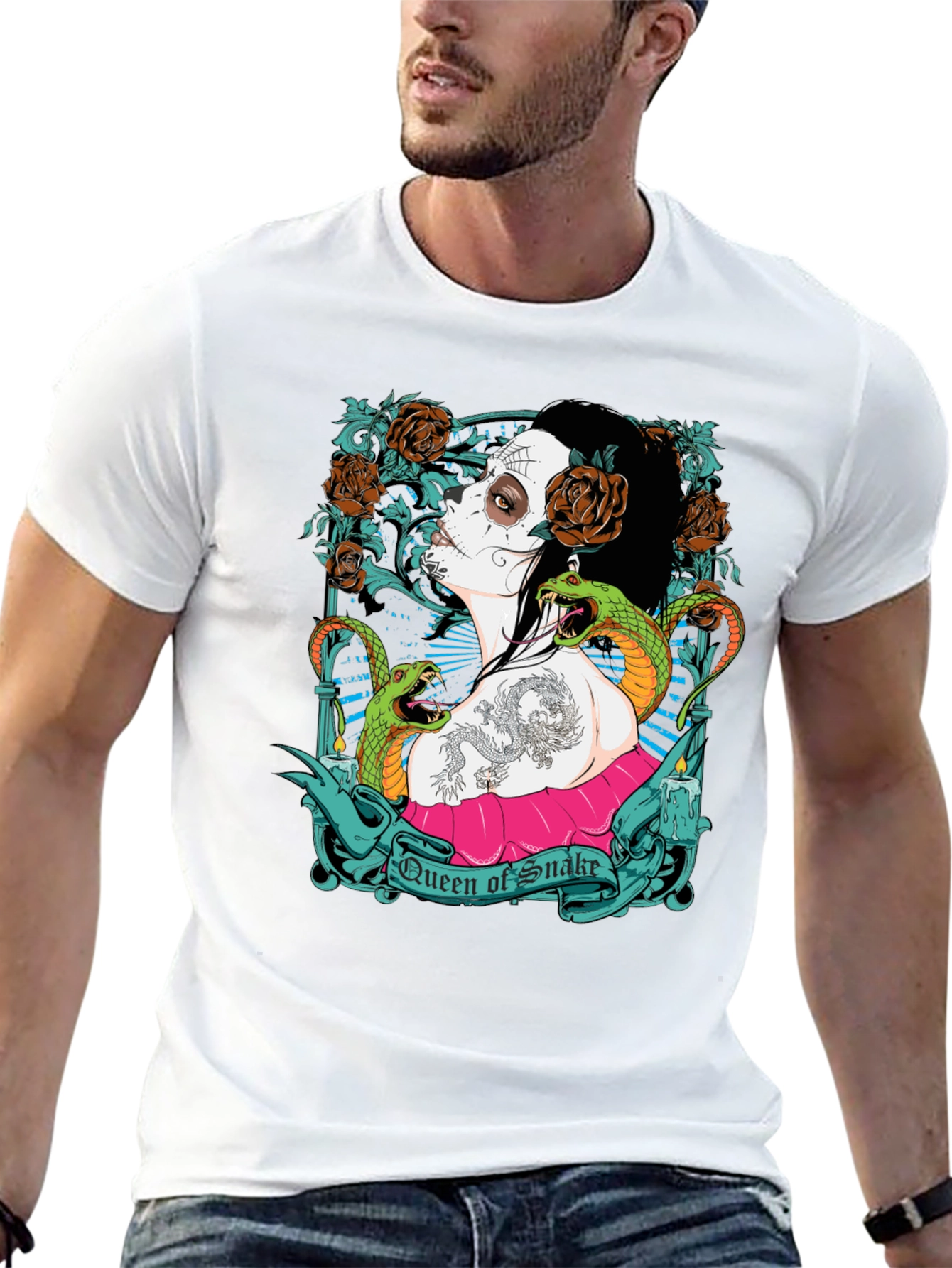 Queen of Snakes Graphic T-Shirt