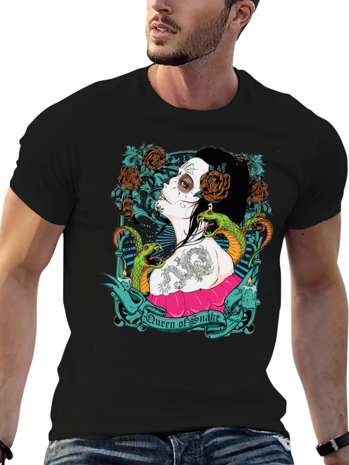 Queen of Snakes Graphic T-Shirt