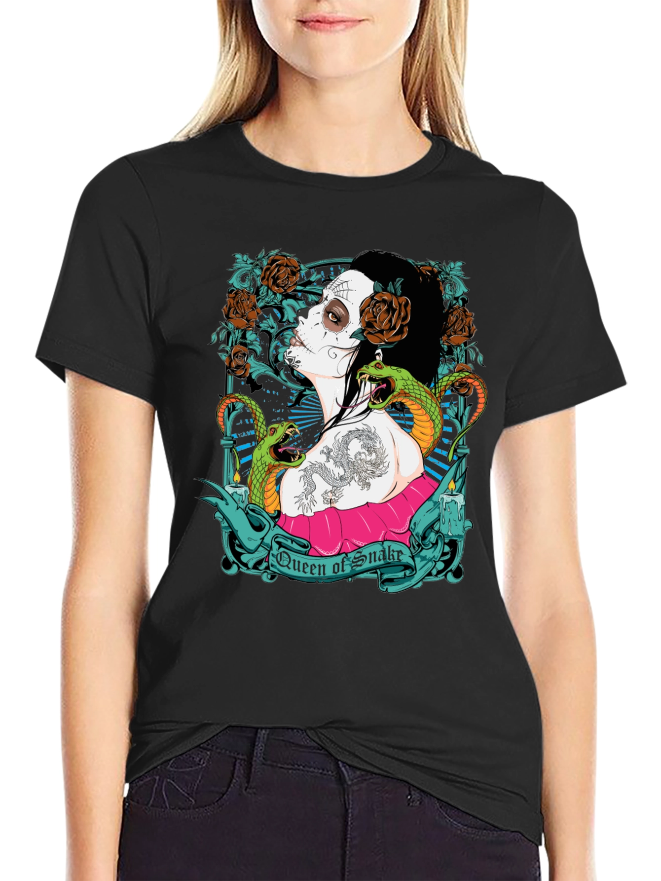 Queen of Snakes Graphic T-Shirt