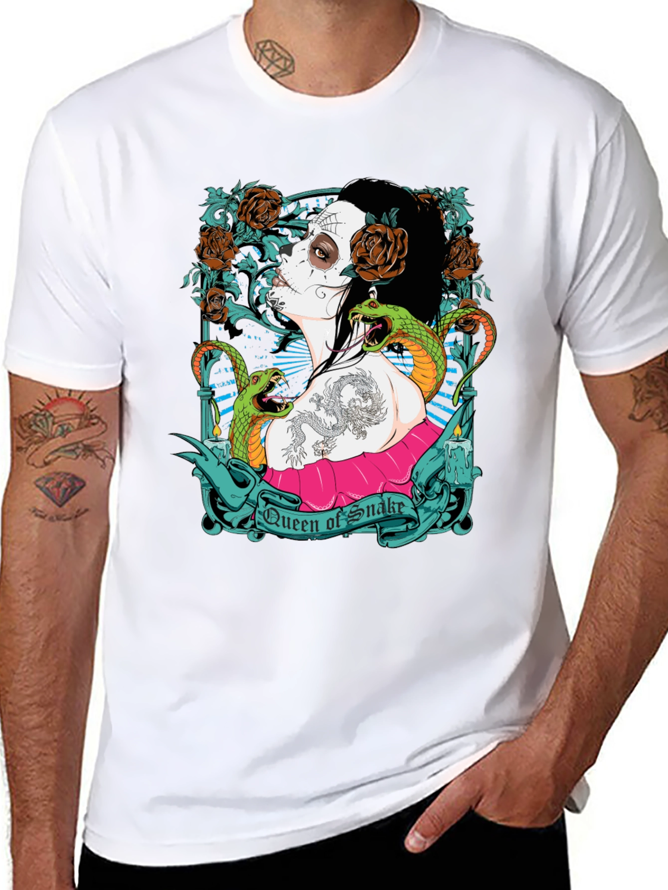 Queen of Snakes Graphic T-Shirt