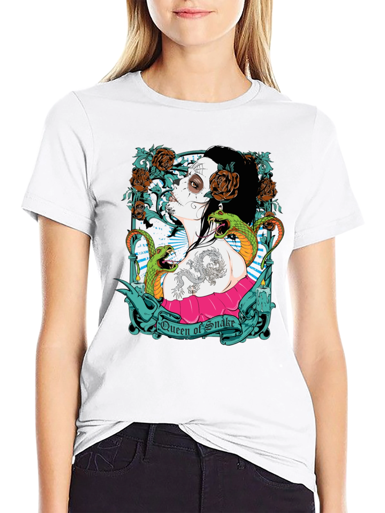Queen of Snakes Graphic T-Shirt