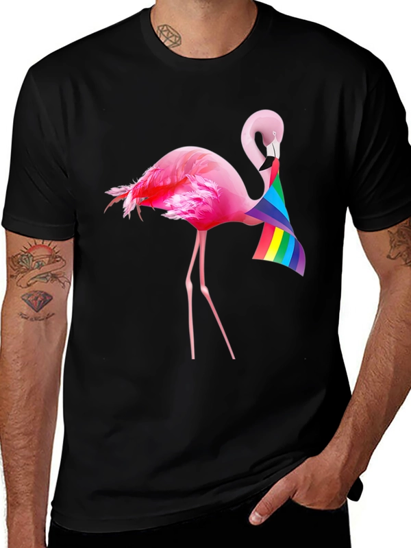 Flamingo LGBTQ Pride T-Shirt
