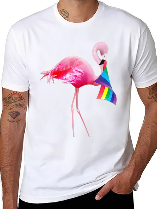 Flamingo LGBTQ Pride T-Shirt