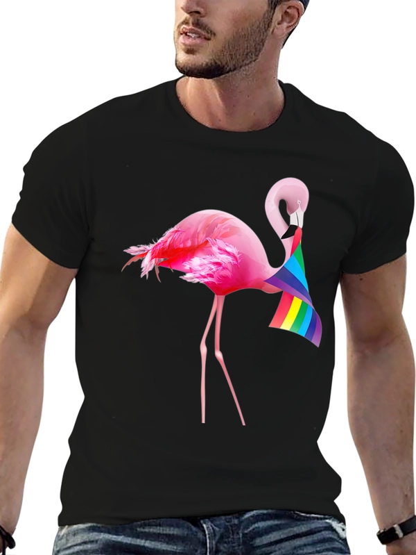 Flamingo LGBTQ Pride T-Shirt