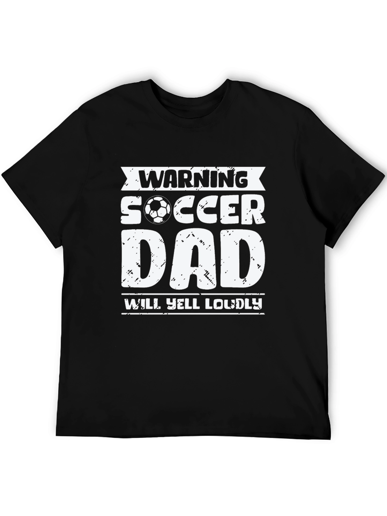 Warning Soccer Dad Graphic Tee
