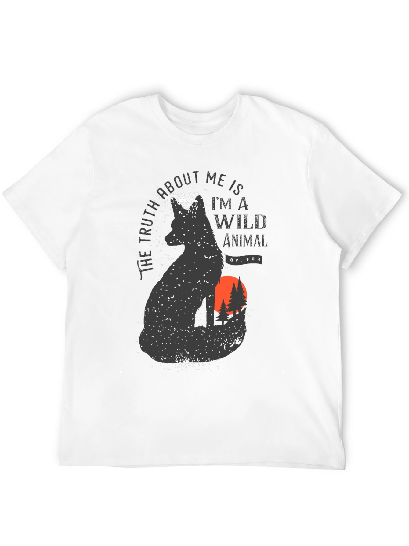 Wild Animal Fox Graphic T-Shirt