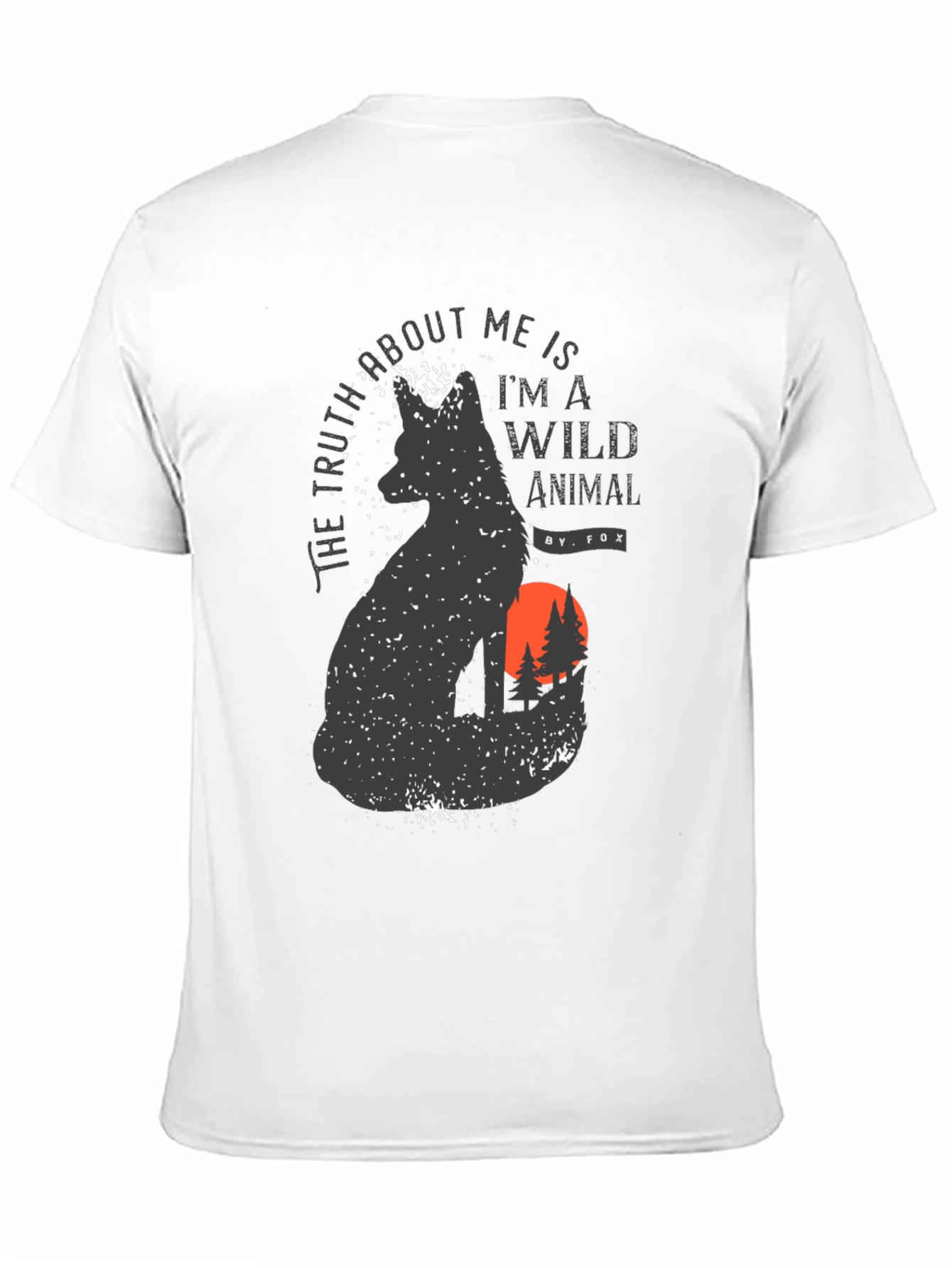 Wild Animal Fox Graphic T-Shirt