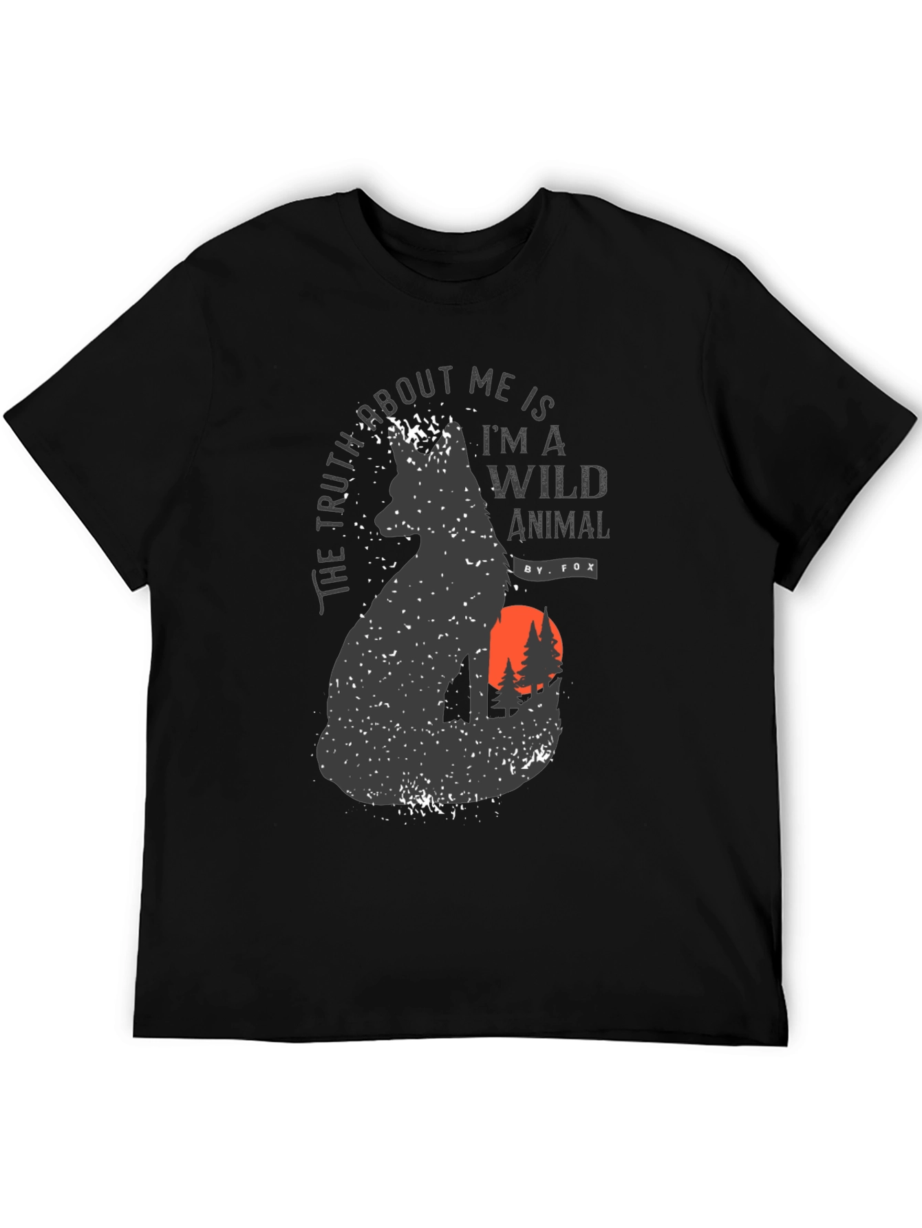 Wild Animal Fox Graphic T-Shirt