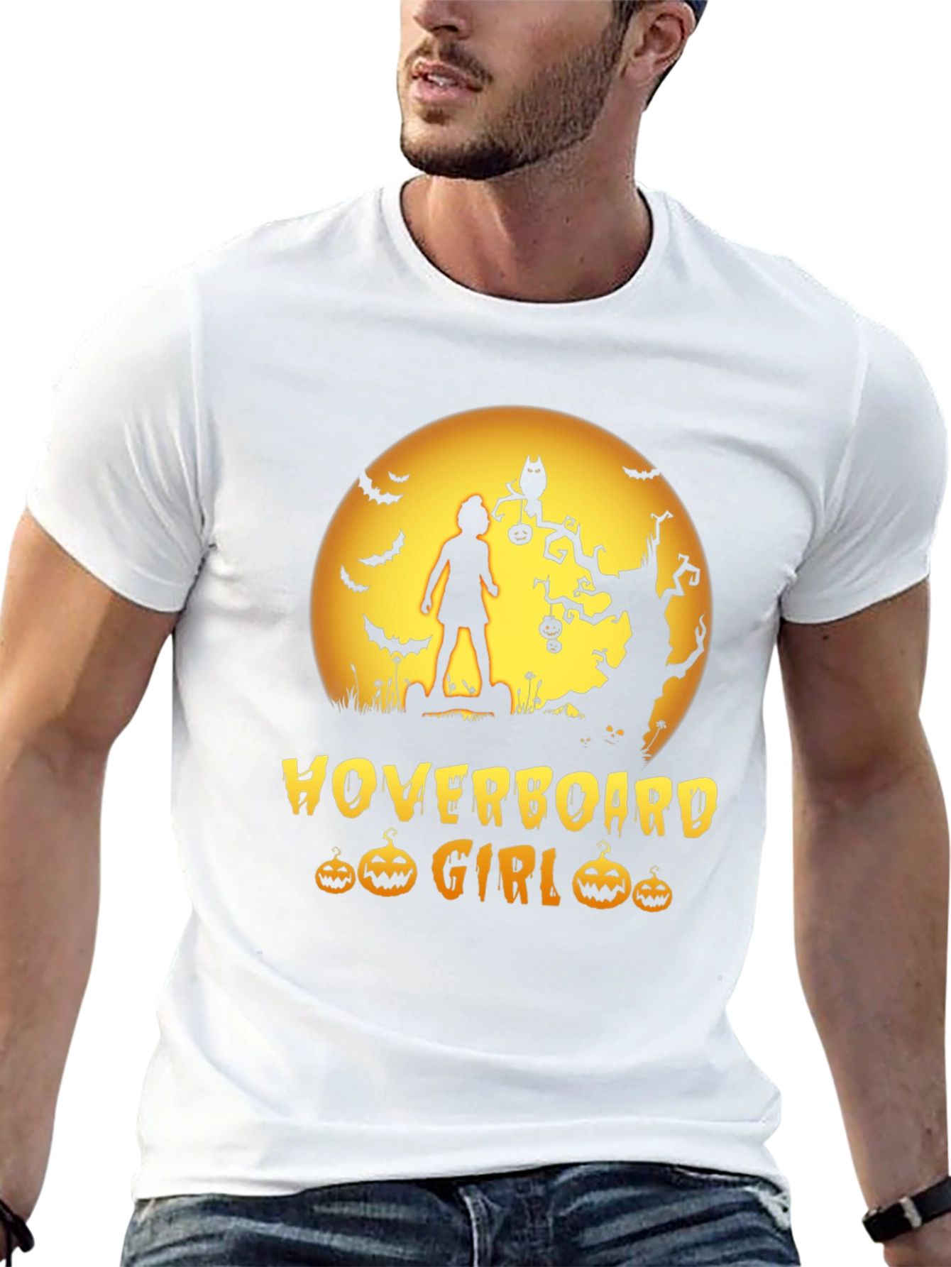 Halloween Hoverboard Girl T-Shirt