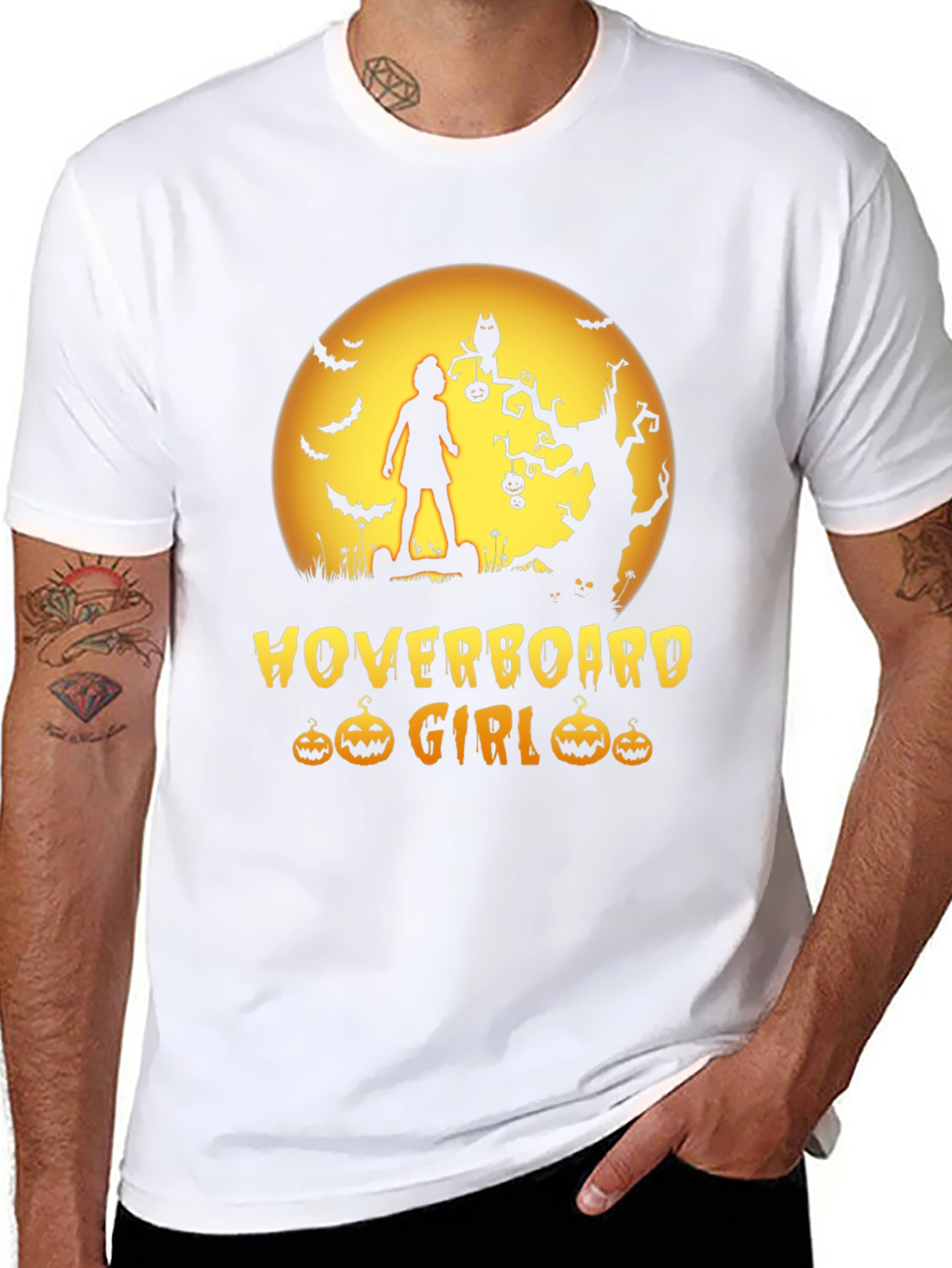 Halloween Hoverboard Girl T-Shirt