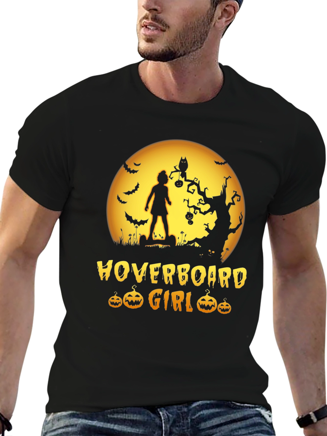 Halloween Hoverboard Girl T-Shirt