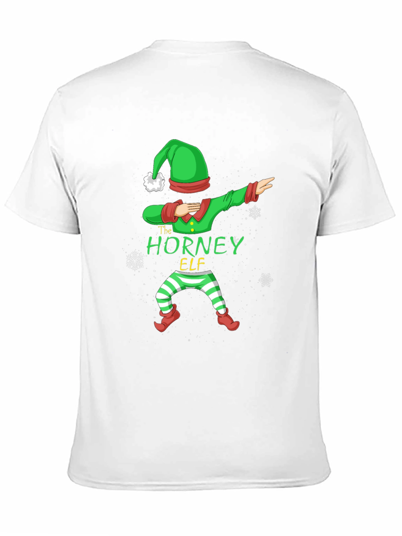 The Horney Elf Christmas Dabbing T-Shirt