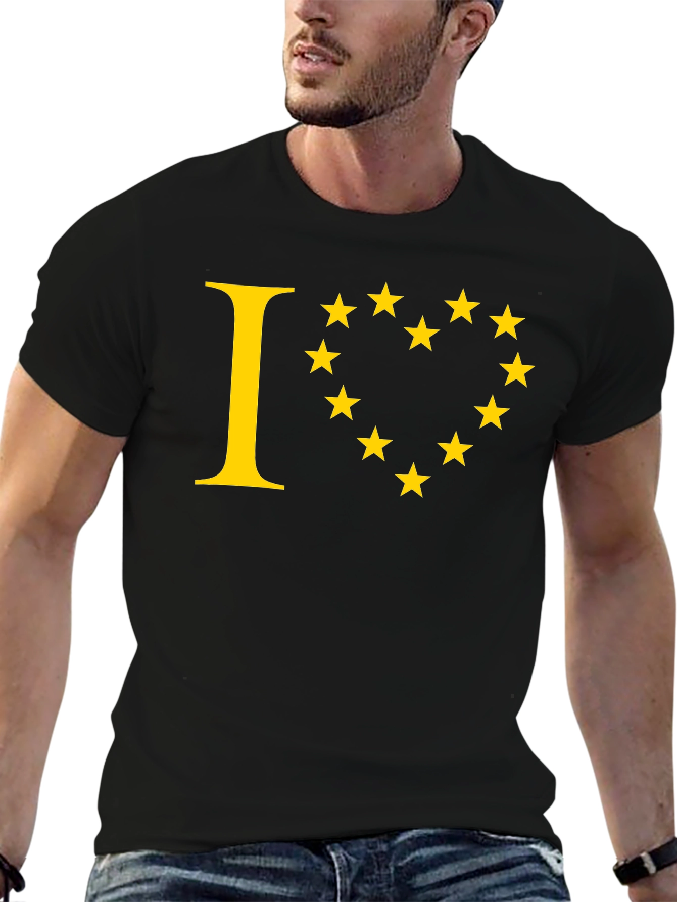 I Heart EU Stars Graphic Tee