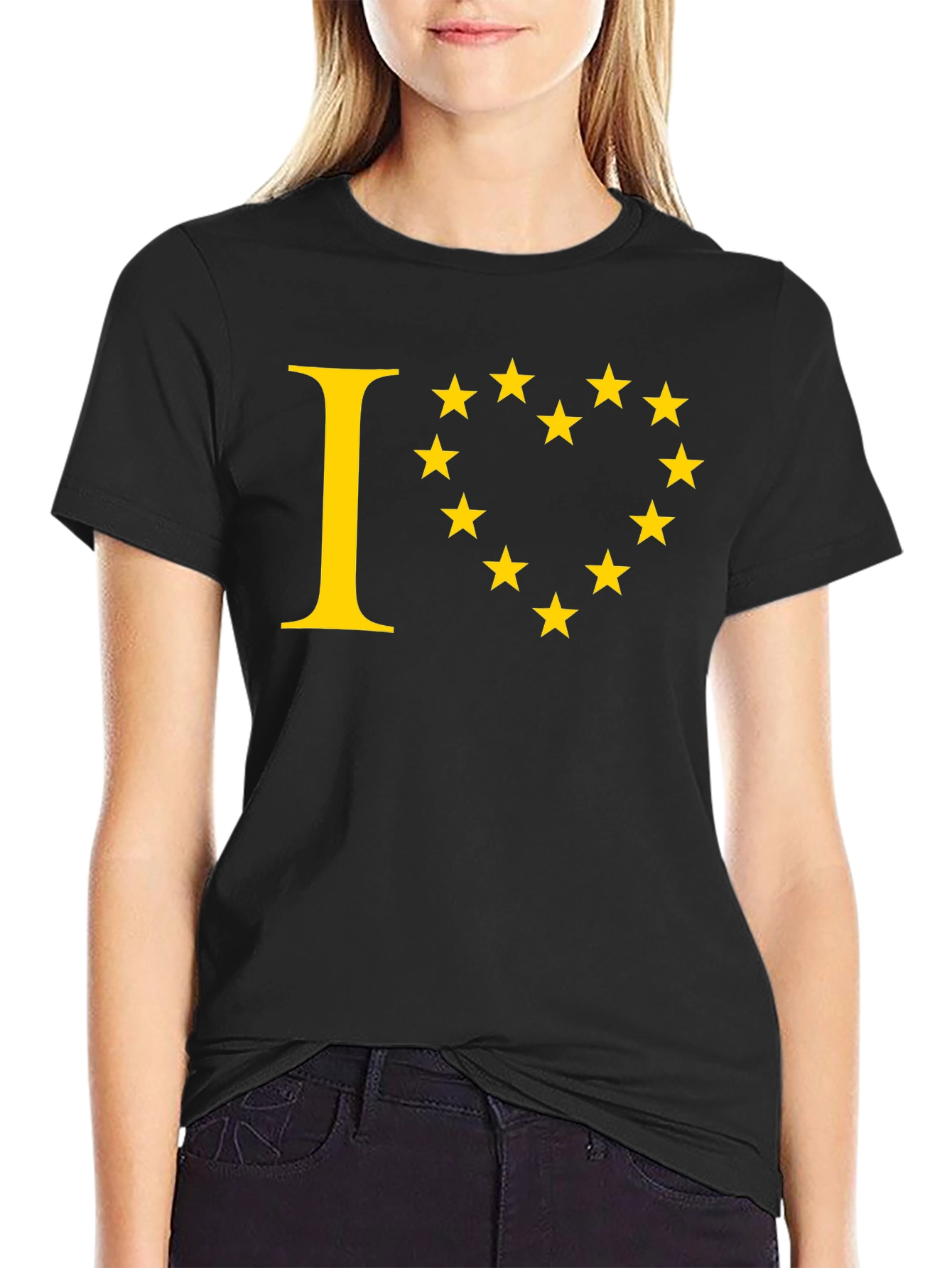 I Heart EU Stars Graphic Tee