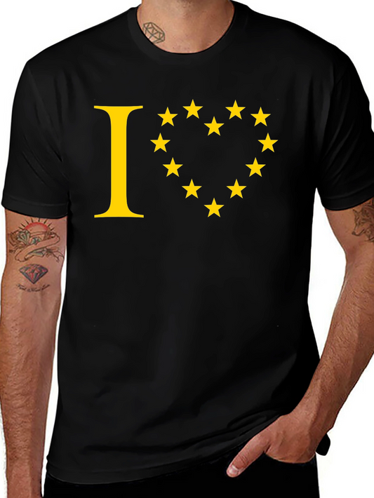 I Heart EU Stars Graphic Tee