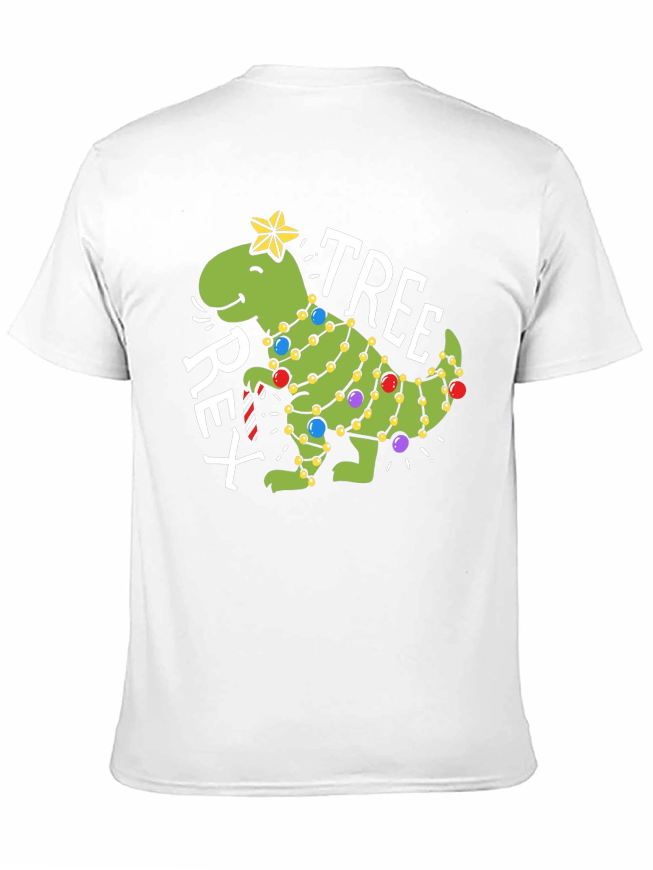 T-Rex Christmas Tree Graphic Tee