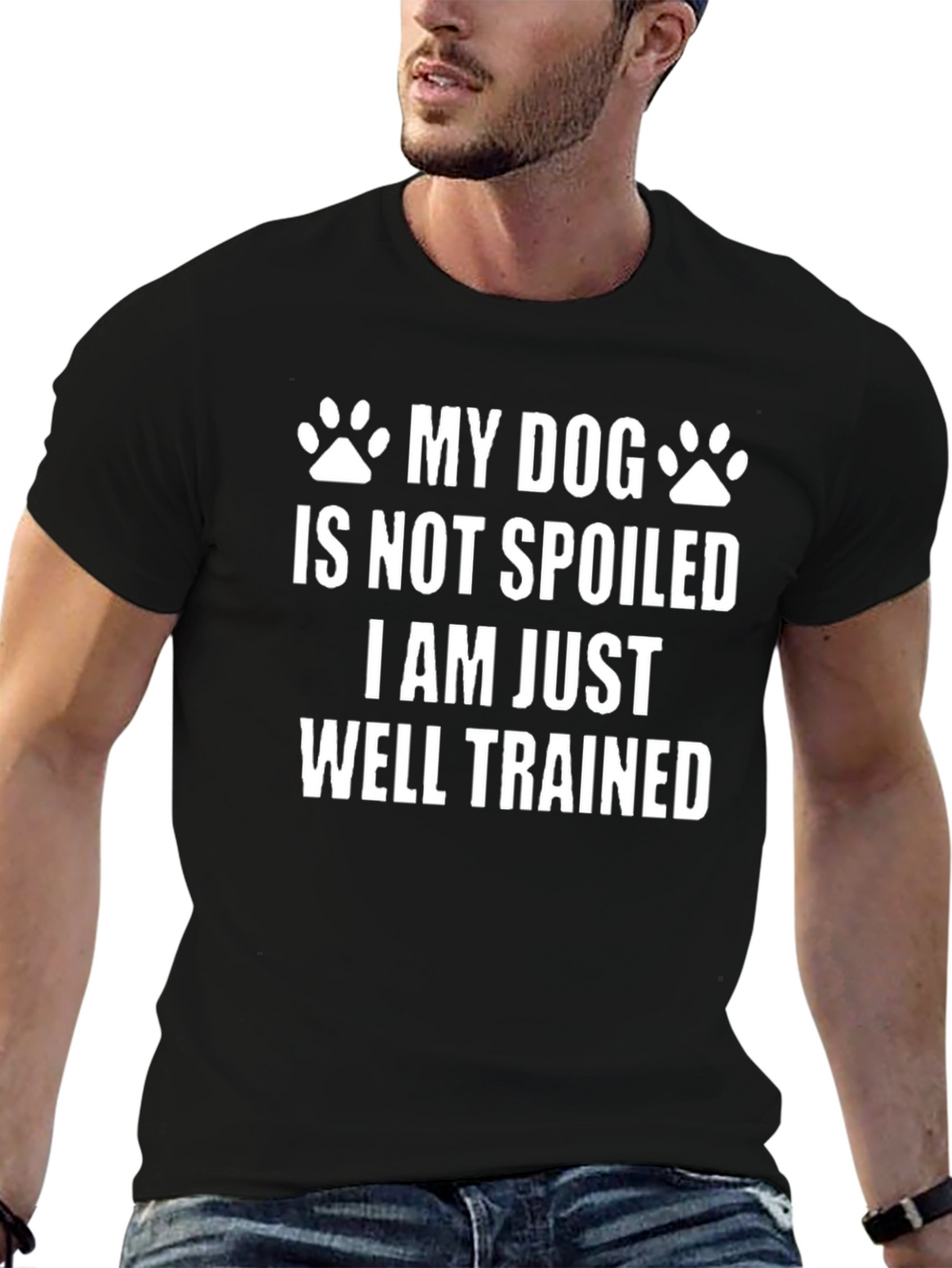 Funny Dog Lover T-Shirt - Well Trained Owner