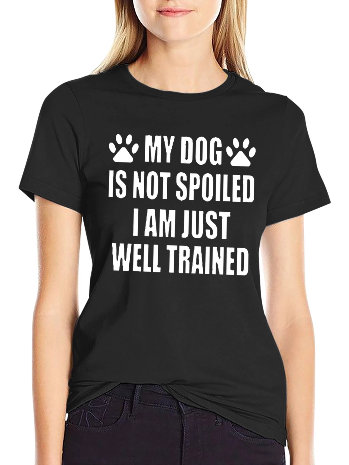 Funny Dog Lover T-Shirt - Well Trained Owner