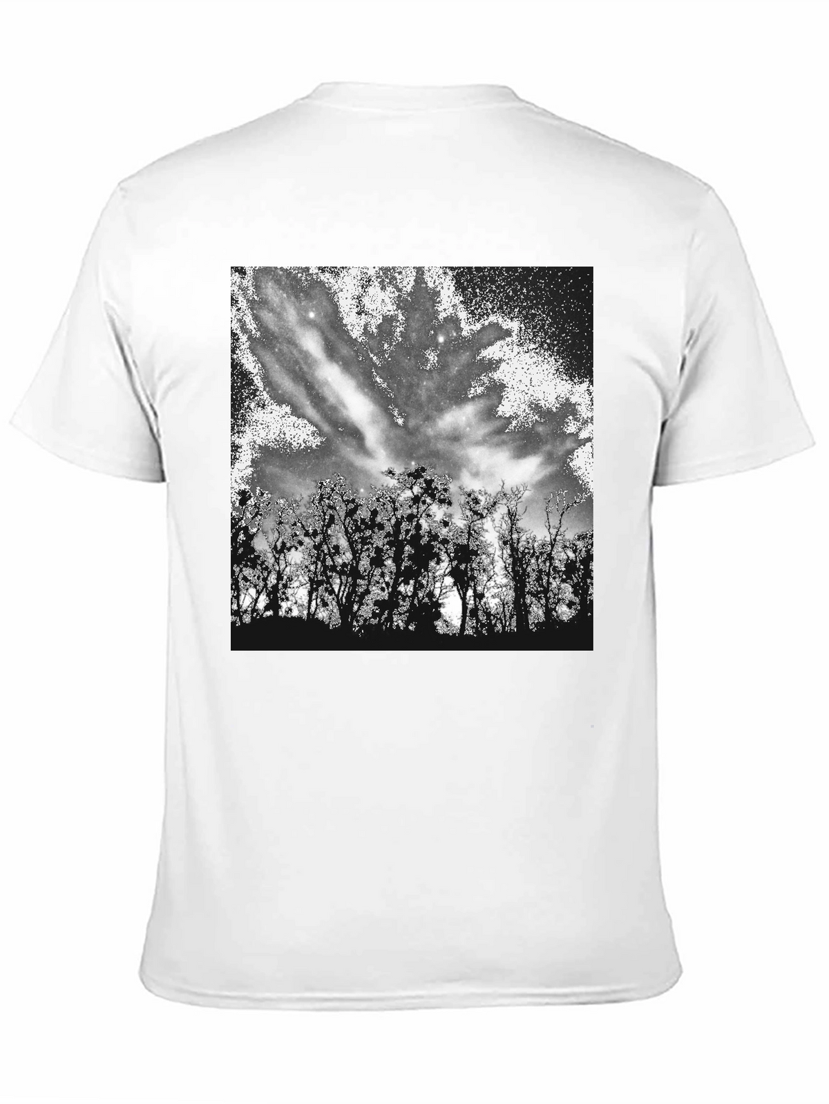 Nature Sky Black T-Shirt